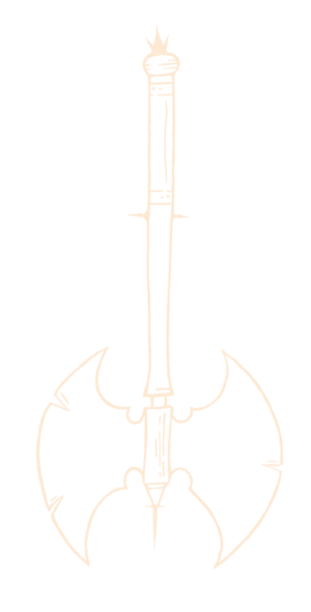 upside down axe